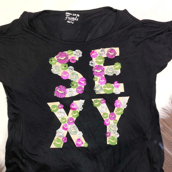 Hanging with my friends xl Tee - Picture 5 of 6